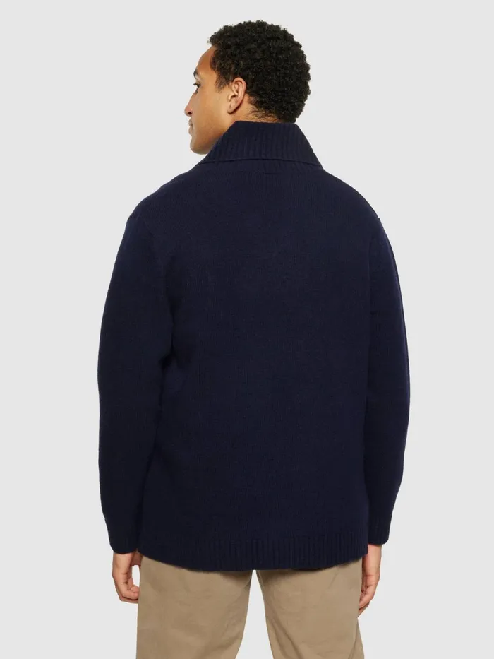 KnowledgeCotton Apparel Knits Shawl Neck Wool Knit Rws 8211 Men KnowledgeCotton Apparel Knits Shawl Neck Wool Knit Rws 8211 Men