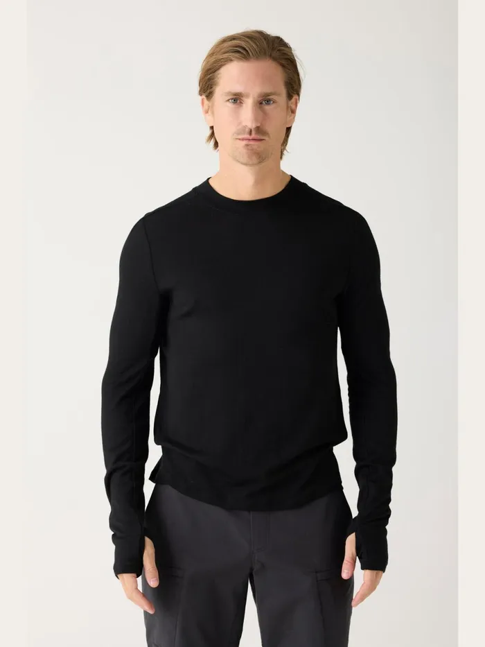KnowledgeCotton Apparel Long Sleeves Dynamic Wool 175 Single Constructed Long Sleeve Tshirt Rws 8211 Men KnowledgeCotton Apparel Long Sleeves Dynamic Wool 175 Single Constructed Long Sleeve Tshirt Rws 8211 Men