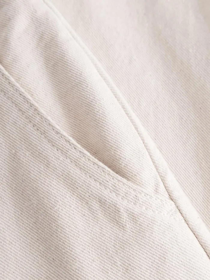 KnowledgeCotton Apparel Pants CALLA Tapered Midrise Heavy Twill Workwear Pant Raw Cotton 8211 Women KnowledgeCotton Apparel Pants CALLA Tapered Midrise Heavy Twill Workwear Pant Raw Cotton 8211 Women