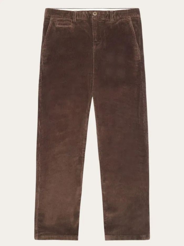 KnowledgeCotton Apparel Pants CHUCK Regular 8wales Corduroy Chino Pants Demitasse brown 8211 Men KnowledgeCotton Apparel Pants CHUCK Regular 8wales Corduroy Chino Pants Demitasse brown 8211 Men