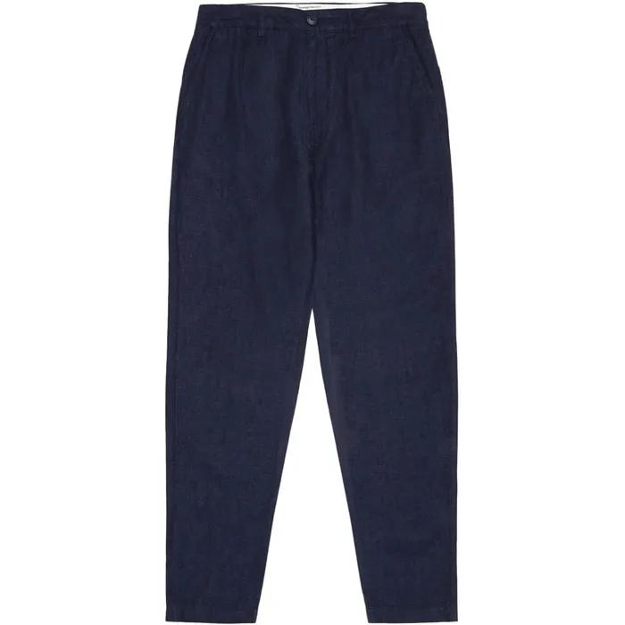 KnowledgeCotton Apparel Pants CHUCK Regular Linen Pants Gotsvegan 8211 Men