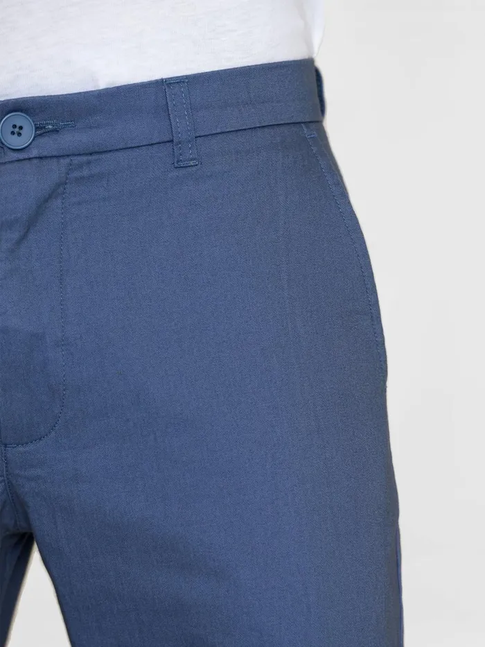 KnowledgeCotton Apparel Pants CHUCK Regular Twill Chino Pants Vintage Indigo 8211 Men KnowledgeCotton Apparel Pants CHUCK Regular Twill Chino Pants Vintage Indigo 8211 Men