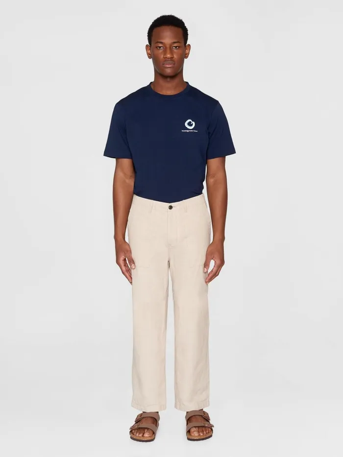 KnowledgeCotton Apparel Pants FLINT Wide Slub Yarn Pants Gotsvegan 8211 Men KnowledgeCotton Apparel Pants FLINT Wide Slub Yarn Pants Gotsvegan 8211 Men