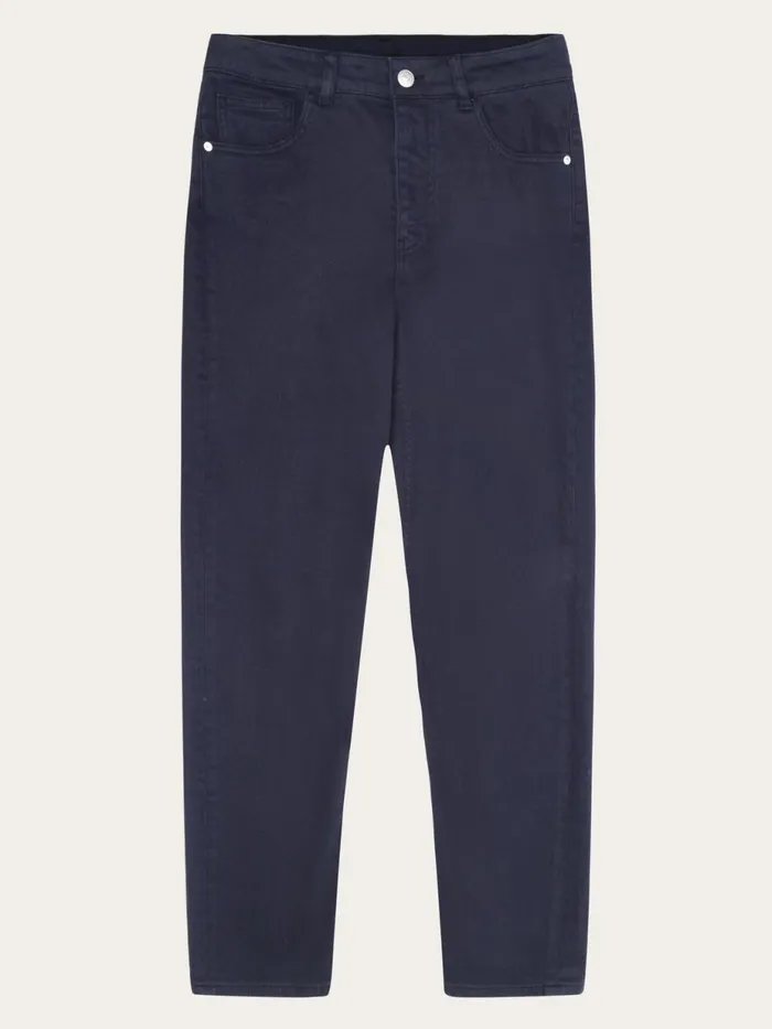 KnowledgeCotton Apparel Pants IRIS Mom Midrise Garment Dyed Twill 5pocket Pants Gotsvegan 8211 Women KnowledgeCotton Apparel Pants IRIS Mom Midrise Garment Dyed Twill 5pocket Pants Gotsvegan 8211 Women