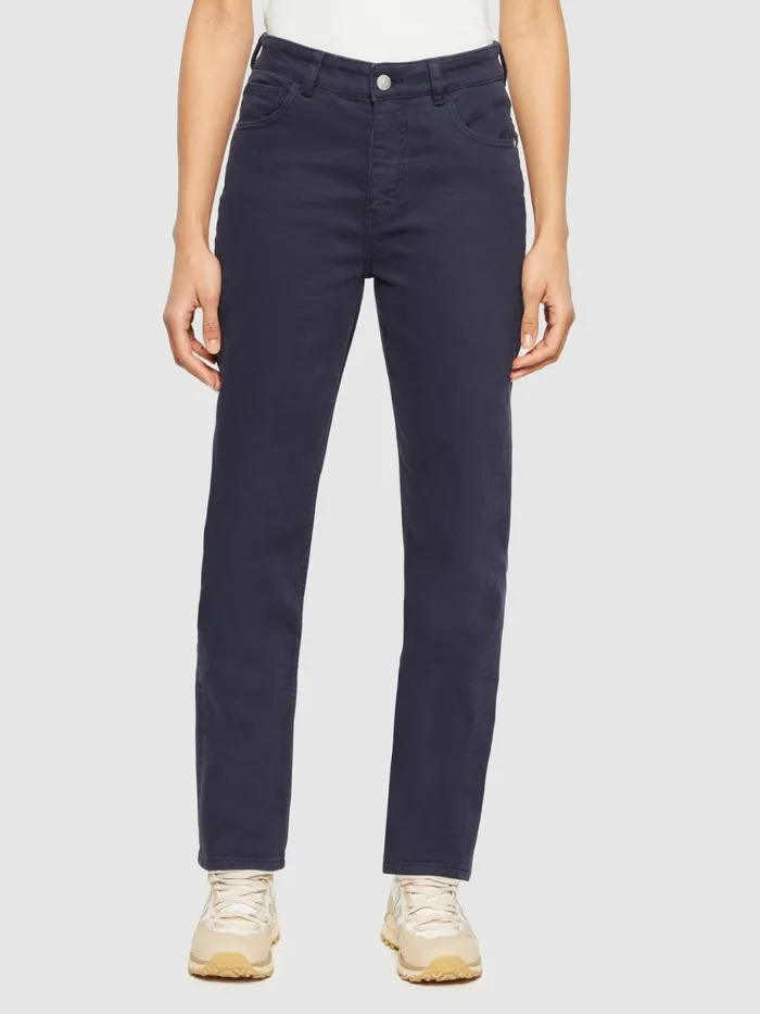 KnowledgeCotton Apparel Pants IRIS Mom Midrise Garment Dyed Twill 5pocket Pants Gotsvegan 8211 Women KnowledgeCotton Apparel Pants IRIS Mom Midrise Garment Dyed Twill 5pocket Pants Gotsvegan 8211 Women