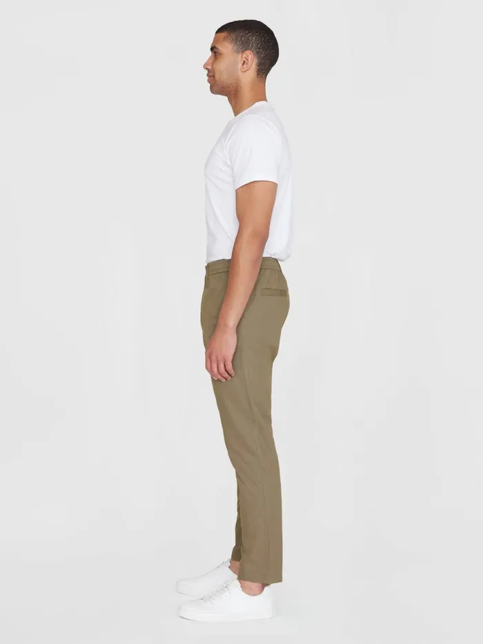 KnowledgeCotton Apparel Pants TIM Organic Cotton Pant GOTSVegan Burned Olive 8211 Men KnowledgeCotton Apparel Pants TIM Organic Cotton Pant GOTSVegan Burned Olive 8211 Men