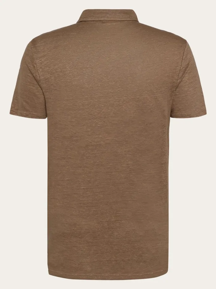 KnowledgeCotton Apparel Polo Shirts Linen Polo Tuffet 8211 Men KnowledgeCotton Apparel Polo Shirts Linen Polo Tuffet 8211 Men