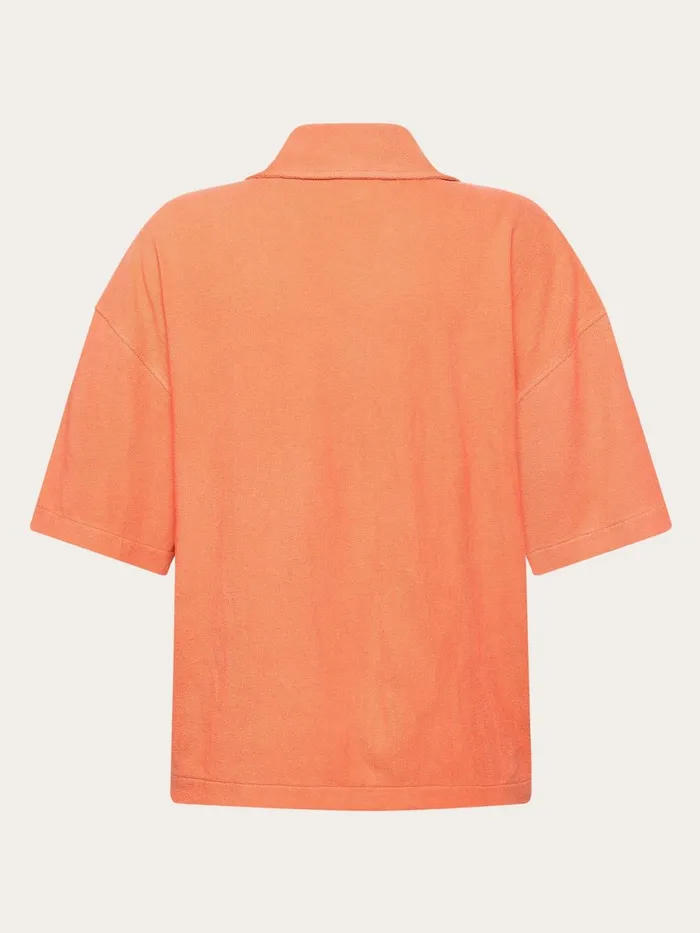 KnowledgeCotton Apparel Shirts Boucl Short Sleeved Shirt Gotsvegan 8211 Women KnowledgeCotton Apparel Shirts Boucl Short Sleeved Shirt Gotsvegan 8211 Women
