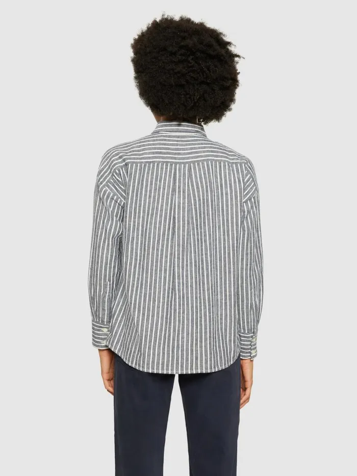 KnowledgeCotton Apparel Shirts Heavy Flannel Stripe Shirt Gotsvegan 8211 Women KnowledgeCotton Apparel Shirts Heavy Flannel Stripe Shirt Gotsvegan 8211 Women
