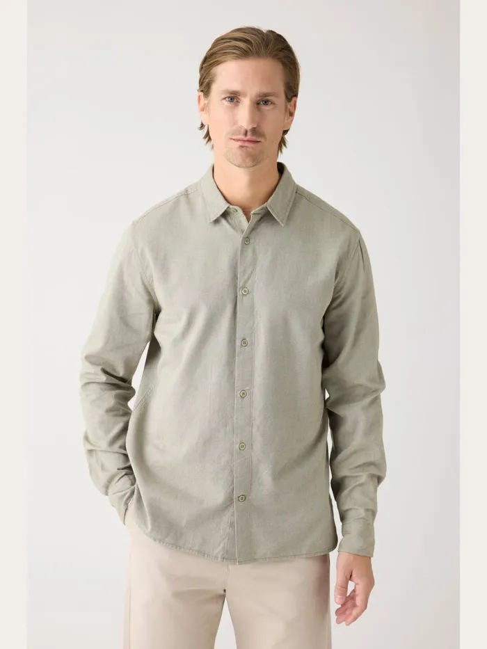 KnowledgeCotton Apparel Shirts Regular Fit Light Twill Shirt Gotsvegan 8211 Men KnowledgeCotton Apparel Shirts Regular Fit Light Twill Shirt Gotsvegan 8211 Men