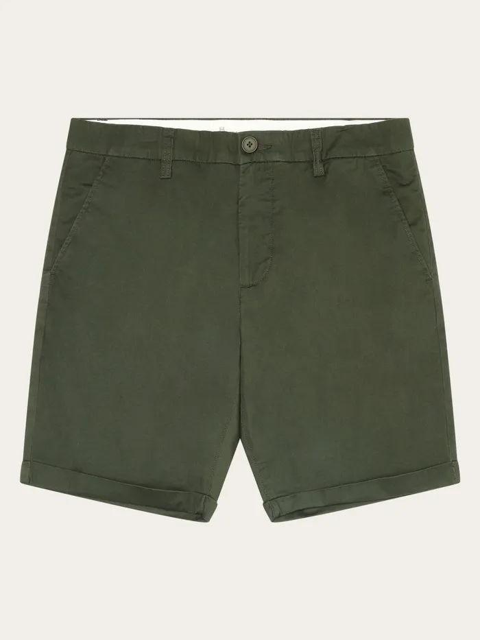 KnowledgeCotton Apparel Shorts CHUCK Regular Chino Poplin Shorts Forrest Night 8211 Men KnowledgeCotton Apparel Shorts CHUCK Regular Chino Poplin Shorts Forrest Night 8211 Men
