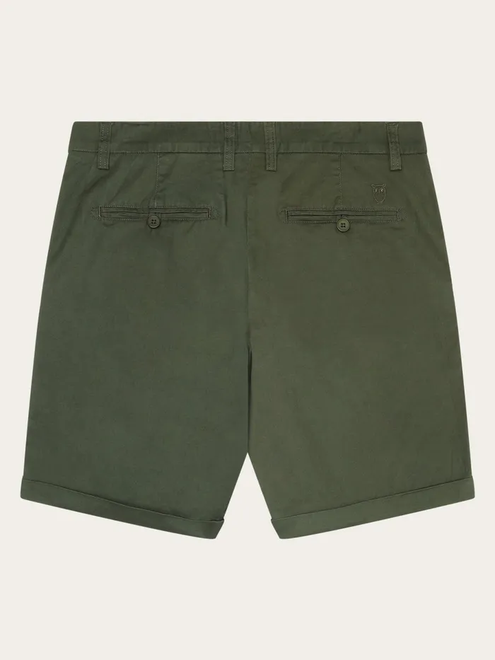 KnowledgeCotton Apparel Shorts CHUCK Regular Chino Poplin Shorts Forrest Night 8211 Men KnowledgeCotton Apparel Shorts CHUCK Regular Chino Poplin Shorts Forrest Night 8211 Men