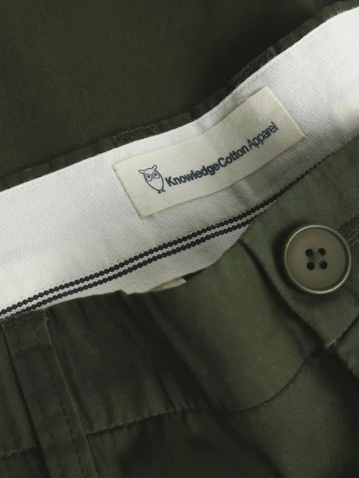 KnowledgeCotton Apparel Shorts CHUCK Regular Chino Poplin Shorts Forrest Night 8211 Men KnowledgeCotton Apparel Shorts CHUCK Regular Chino Poplin Shorts Forrest Night 8211 Men