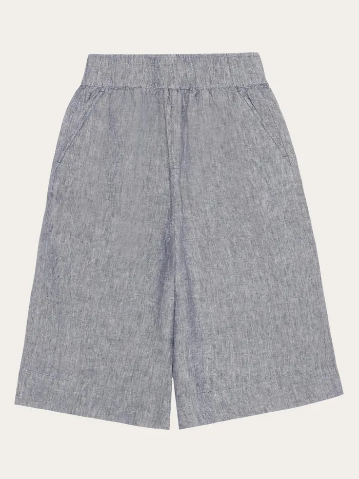 KnowledgeCotton Apparel Shorts EVE Culotte Highrise Wide Linen Shorts Gotsvegan 8211 Women KnowledgeCotton Apparel Shorts EVE Culotte Highrise Wide Linen Shorts Gotsvegan 8211 Women