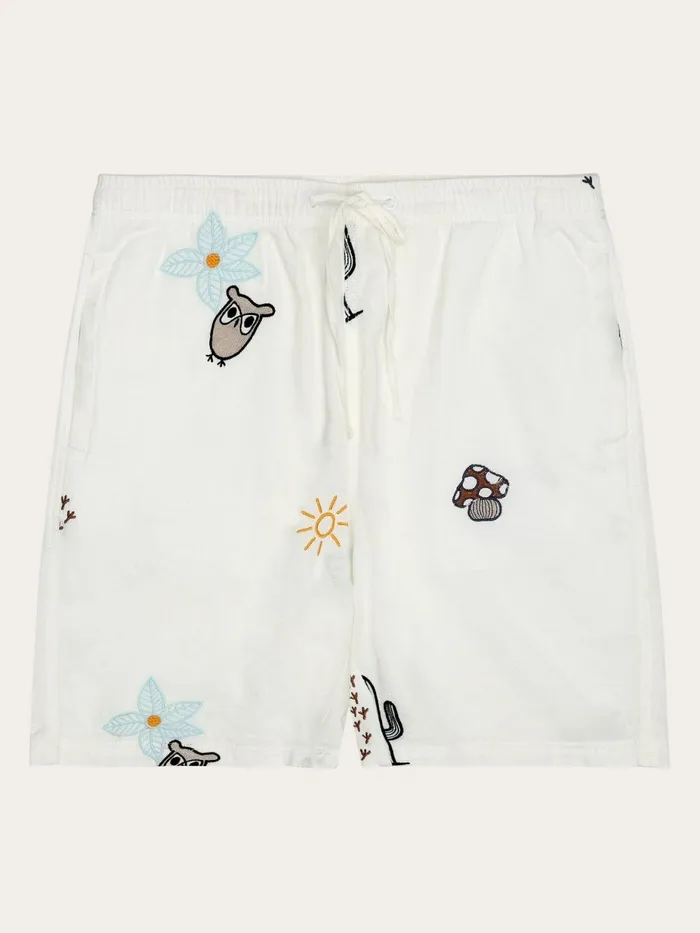 KnowledgeCotton Apparel Shorts FIG Loose With Embroidery Shorts Gotsvegan 8211 Men KnowledgeCotton Apparel Shorts FIG Loose With Embroidery Shorts Gotsvegan 8211 Men