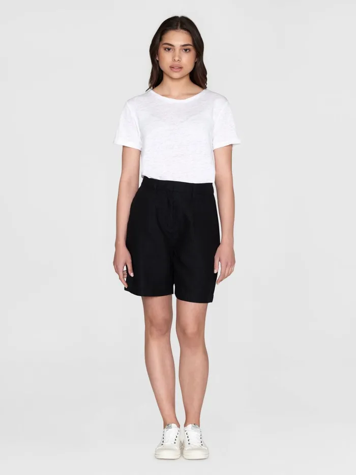 KnowledgeCotton Apparel Shorts POSEY Wide Highrise Linen Shorts Gotsvegan 8211 Women KnowledgeCotton Apparel Shorts POSEY Wide Highrise Linen Shorts Gotsvegan 8211 Women