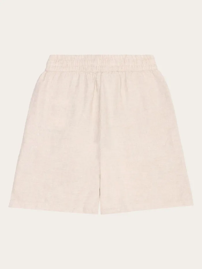 KnowledgeCotton Apparel Shorts POSEY Wide Midrise Linen Shorts Gotsvegan 8211 Women KnowledgeCotton Apparel Shorts POSEY Wide Midrise Linen Shorts Gotsvegan 8211 Women