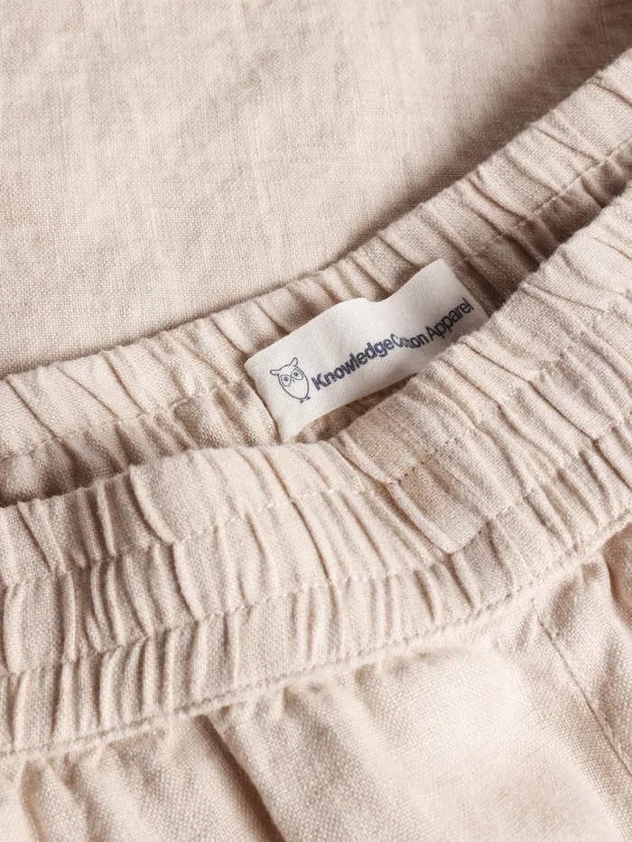 KnowledgeCotton Apparel Shorts POSEY Wide Midrise Linen Shorts Gotsvegan 8211 Women KnowledgeCotton Apparel Shorts POSEY Wide Midrise Linen Shorts Gotsvegan 8211 Women