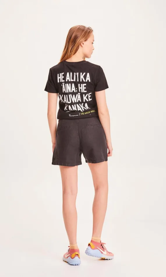 KnowledgeCotton Apparel Shorts SENNA Loose Shorts Black Jet 8211 Women KnowledgeCotton Apparel Shorts SENNA Loose Shorts Black Jet 8211 Women