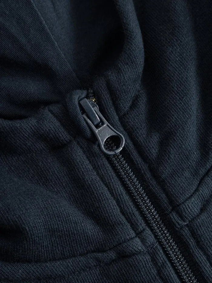 KnowledgeCotton Apparel Sweatshirts Badge Zip Hood Sweat Total Eclipse 8211 Kids KnowledgeCotton Apparel Sweatshirts Badge Zip Hood Sweat Total Eclipse 8211 Kids