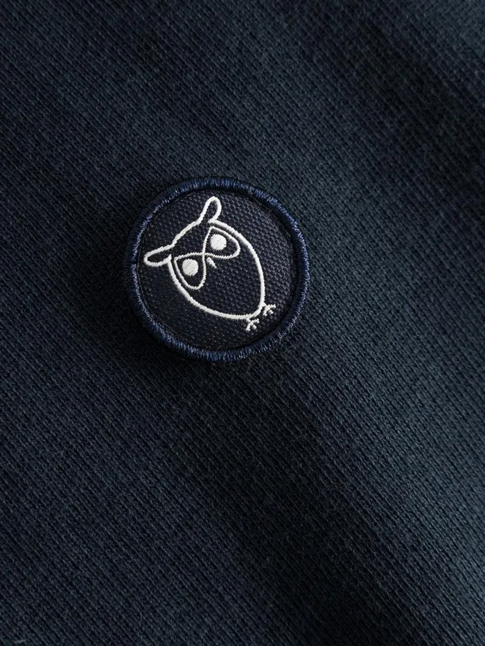 KnowledgeCotton Apparel Sweatshirts Badge Zip Hood Sweat Total Eclipse 8211 Kids KnowledgeCotton Apparel Sweatshirts Badge Zip Hood Sweat Total Eclipse 8211 Kids
