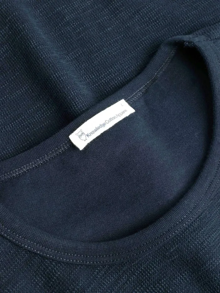KnowledgeCotton Apparel Sweatshirts Long Sleeved Structured Slub Sweat Gotsvegan 8211 Men KnowledgeCotton Apparel Sweatshirts Long Sleeved Structured Slub Sweat Gotsvegan 8211 Men