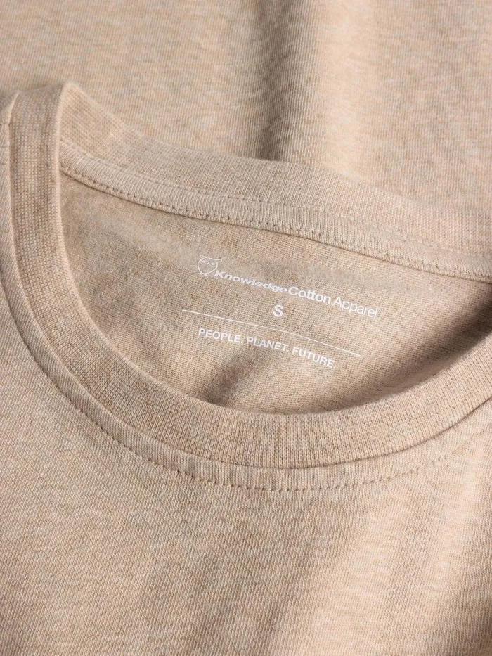 KnowledgeCotton Apparel TShirts And Tops Basic Badge Tee Regenerative Organic Certified 8211 Women KnowledgeCotton Apparel TShirts And Tops Basic Badge Tee Regenerative Organic Certified 8211 Women