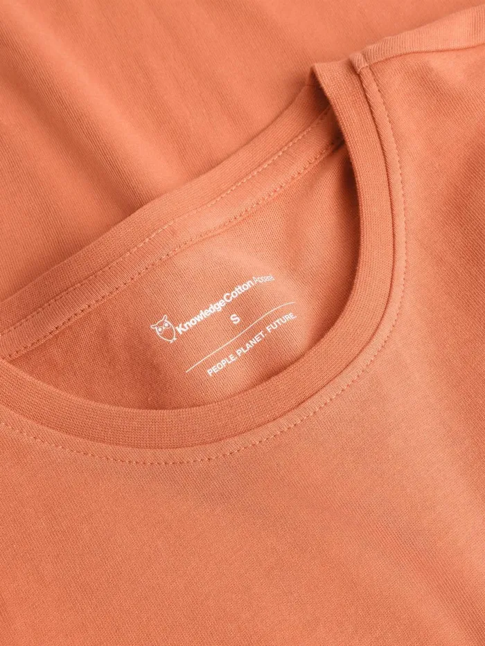 KnowledgeCotton Apparel TShirts And Tops Basic Badge Tee Regenerative Organic Certified 8211 Women KnowledgeCotton Apparel TShirts And Tops Basic Badge Tee Regenerative Organic Certified 8211 Women