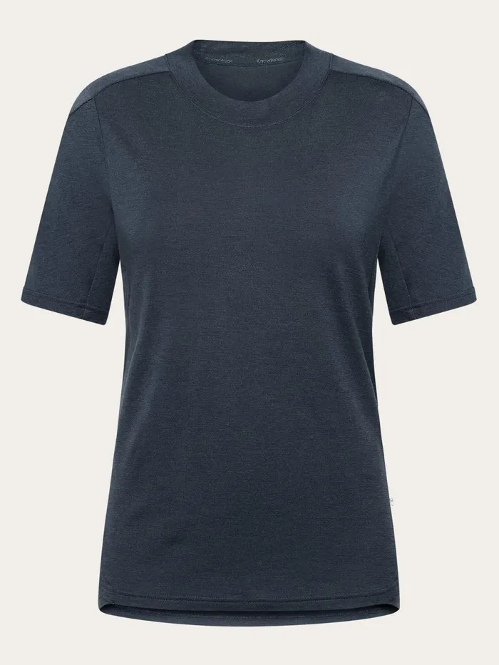 KnowledgeCotton Apparel TShirts And Tops Dynamic Wool 175 Single Constructed Tshirt Rws 8211 Women KnowledgeCotton Apparel TShirts And Tops Dynamic Wool 175 Single Constructed Tshirt Rws 8211 Women