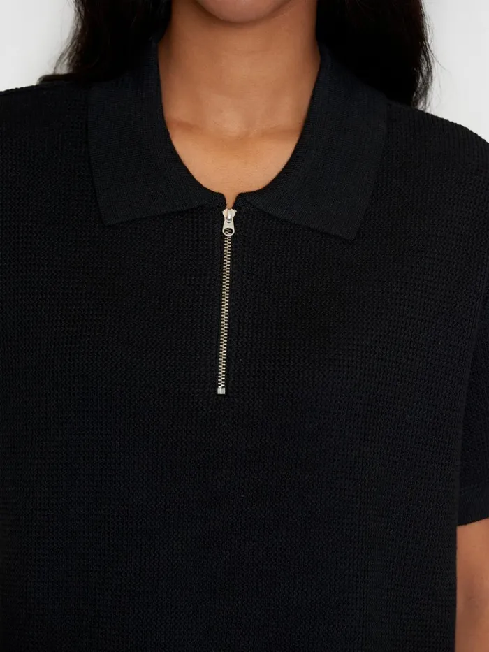 KnowledgeCotton Apparel TShirts And Tops Loose Short Sleeve Polo Gotsvegan 8211 Women KnowledgeCotton Apparel TShirts And Tops Loose Short Sleeve Polo Gotsvegan 8211 Women