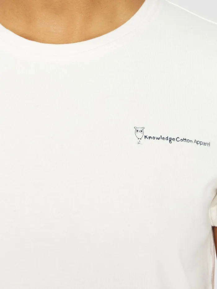 KnowledgeCotton Apparel TShirts And Tops Regular Fitted Back Print Tee Regenerative Organic Certified 8211 Women KnowledgeCotton Apparel TShirts And Tops Regular Fitted Back Print Tee Regenerative Organic Certified 8211 Women