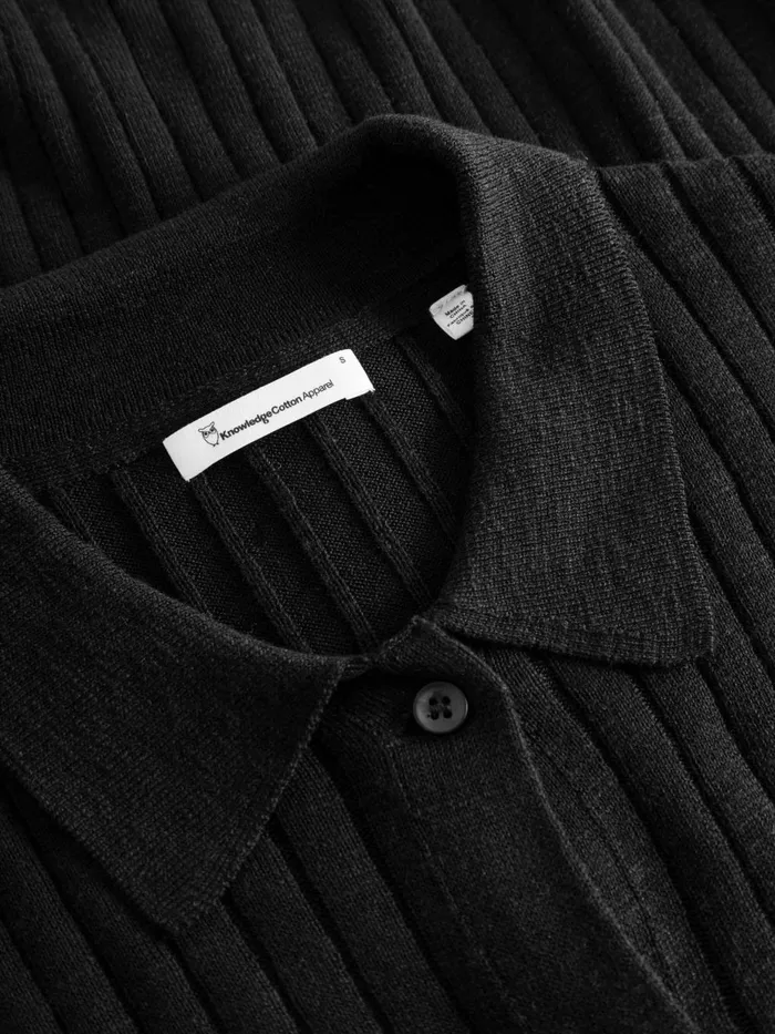 KnowledgeCotton Apparel TShirts And Tops Rib Polo Tencel 8211 Women KnowledgeCotton Apparel TShirts And Tops Rib Polo Tencel 8211 Women