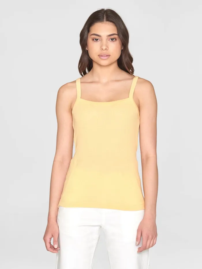KnowledgeCotton Apparel TShirts And Tops Rib Strap Top Impala 8211 Women KnowledgeCotton Apparel TShirts And Tops Rib Strap Top Impala 8211 Women