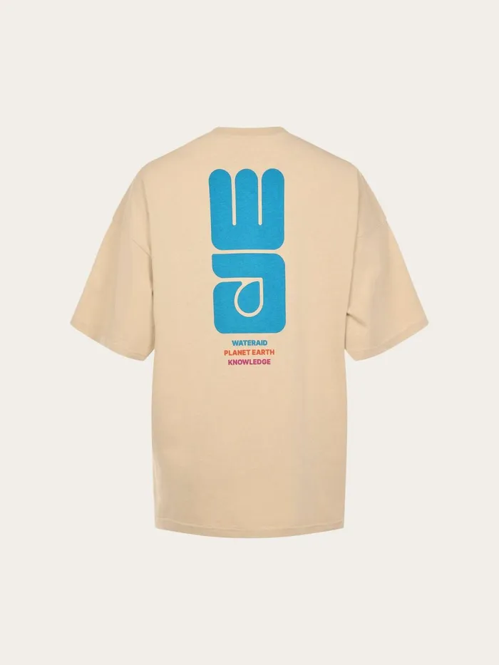 KnowledgeCotton Apparel TShirts And Tops WATERAID Big Logo Oversize Tshirt Safari 8211 Women KnowledgeCotton Apparel TShirts And Tops WATERAID Big Logo Oversize Tshirt Safari 8211 Women