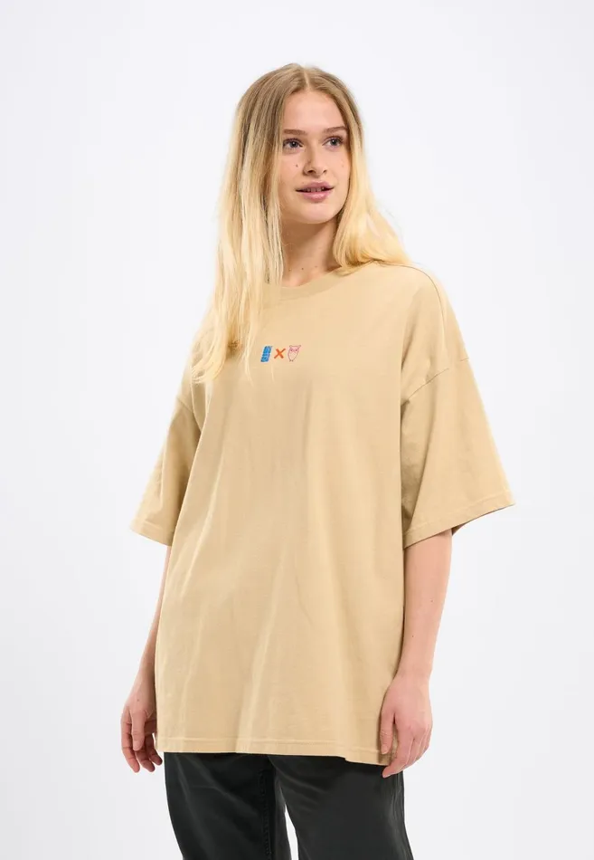 KnowledgeCotton Apparel TShirts And Tops WATERAID Big Logo Oversize Tshirt Safari 8211 Women KnowledgeCotton Apparel TShirts And Tops WATERAID Big Logo Oversize Tshirt Safari 8211 Women