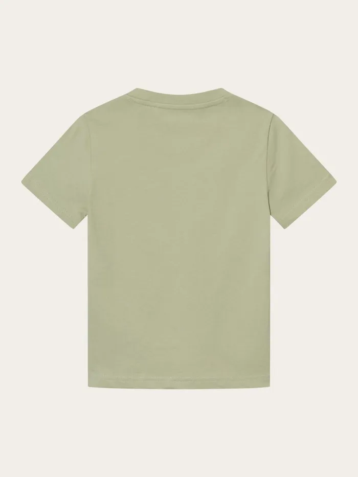 KnowledgeCotton Apparel TShirts Mountain Owl Front Print Tshirt Swamp 8211 Kids KnowledgeCotton Apparel TShirts Mountain Owl Front Print Tshirt Swamp 8211 Kids