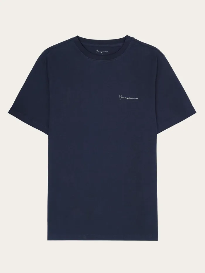 KnowledgeCotton Apparel TShirts Regular Fit Colorful Trademark Print Tshirt Regenerative Organic Certified 8211 Men KnowledgeCotton Apparel TShirts Regular Fit Colorful Trademark Print Tshirt Regenerative Organic Certified 8211 Men