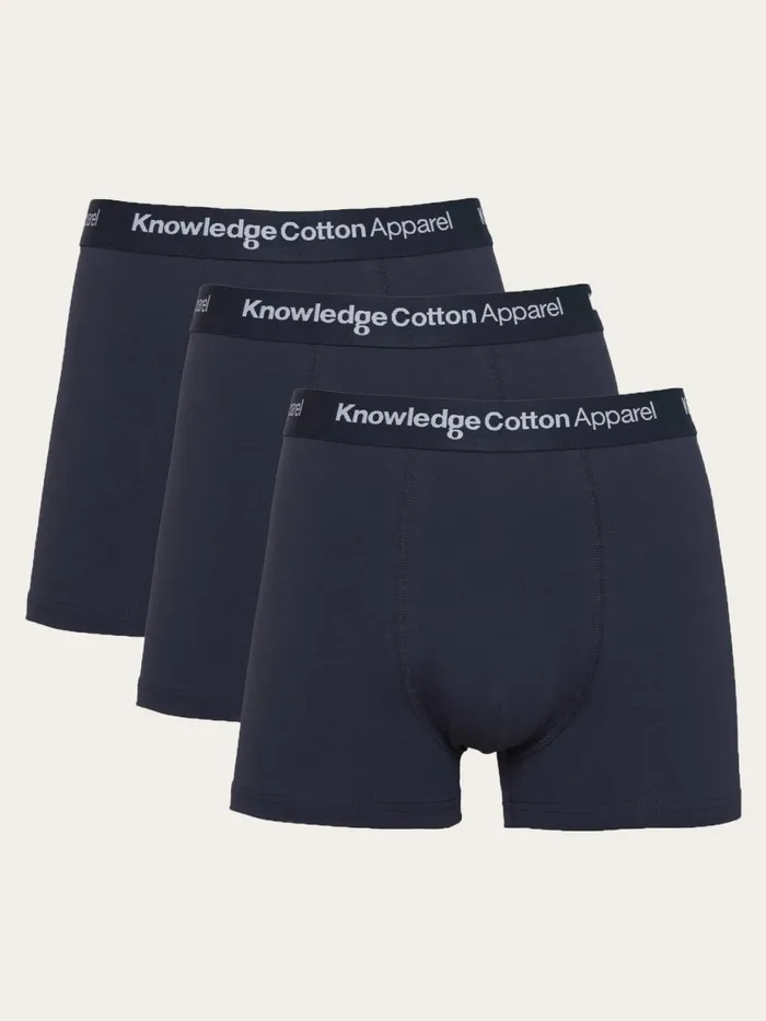 KnowledgeCotton Apparel Underwear And Socks 3pack Underwear Total Eclipse 8211 Men