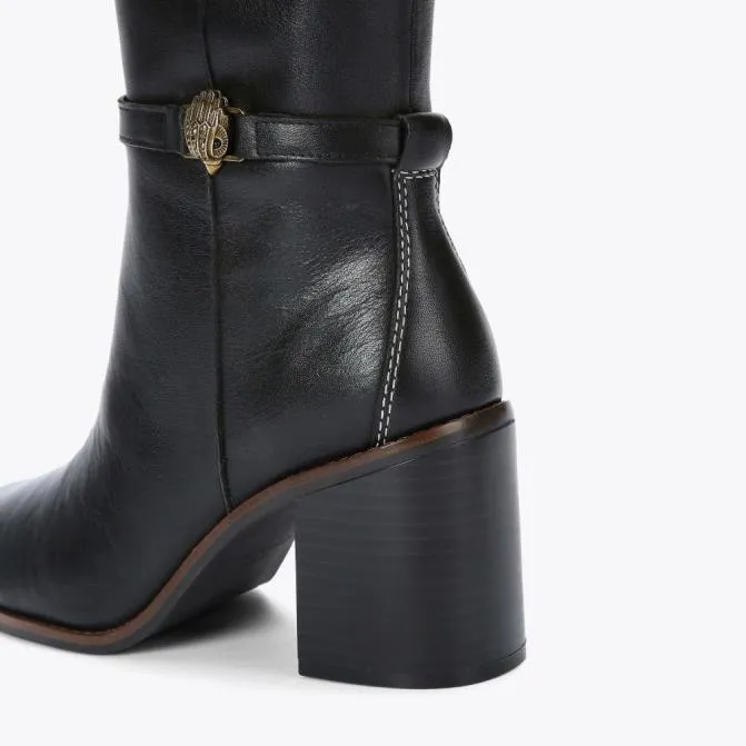 Kurt Geiger Boots Shoreditch Block Knee Boot Black 8211 Women