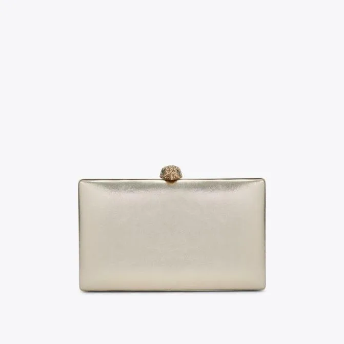 Kurt Geiger Clutch Bags Kensington Clutch Bag Gold 8211 Women