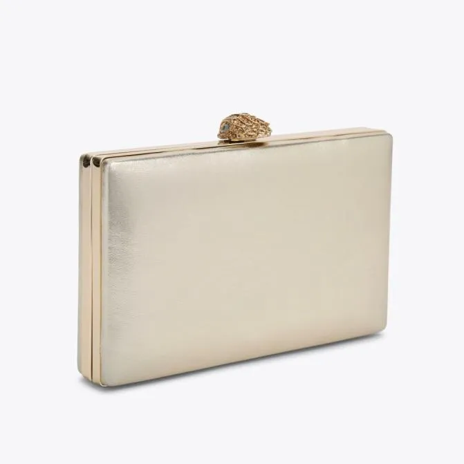 Kurt Geiger Clutch Bags Kensington Clutch Bag Gold 8211 Women