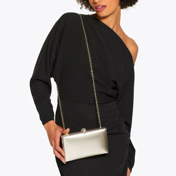 Kurt Geiger Clutch Bags Kensington Clutch Bag Gold 8211 Women