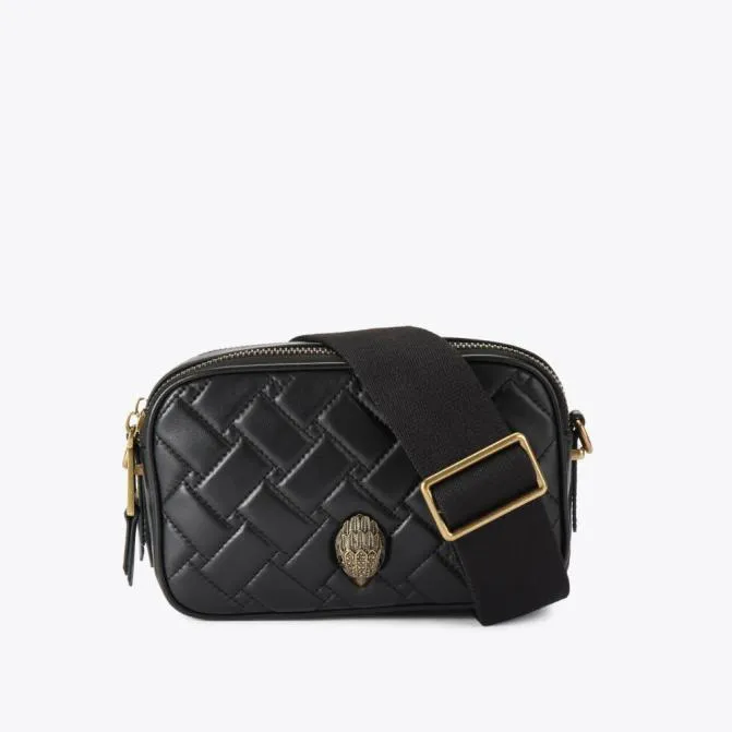 Kurt Geiger Crossbody Bags Dual Zip Camera Bag Black 8211 Women