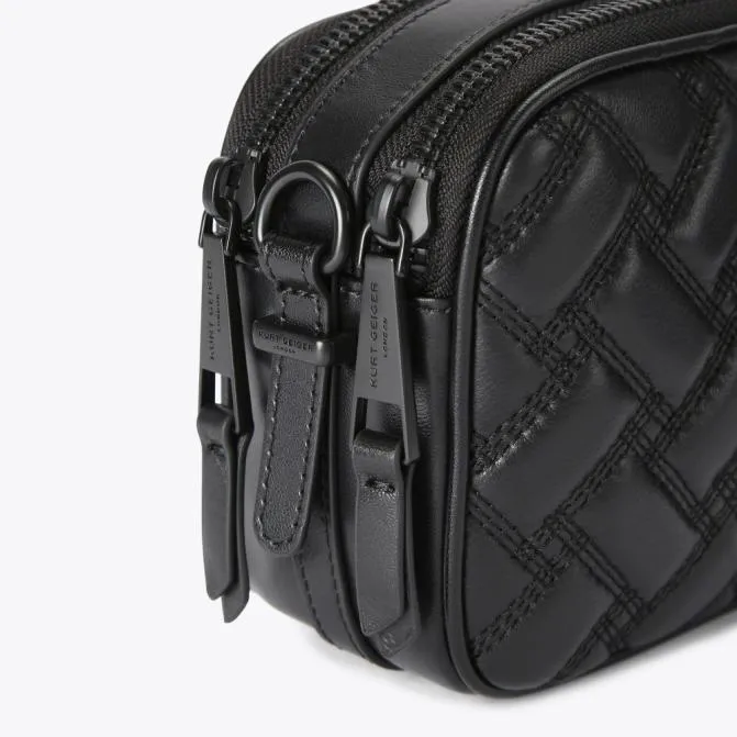 Kurt Geiger Crossbody Bags Dual Zip Camera Bag Black 8211 Women