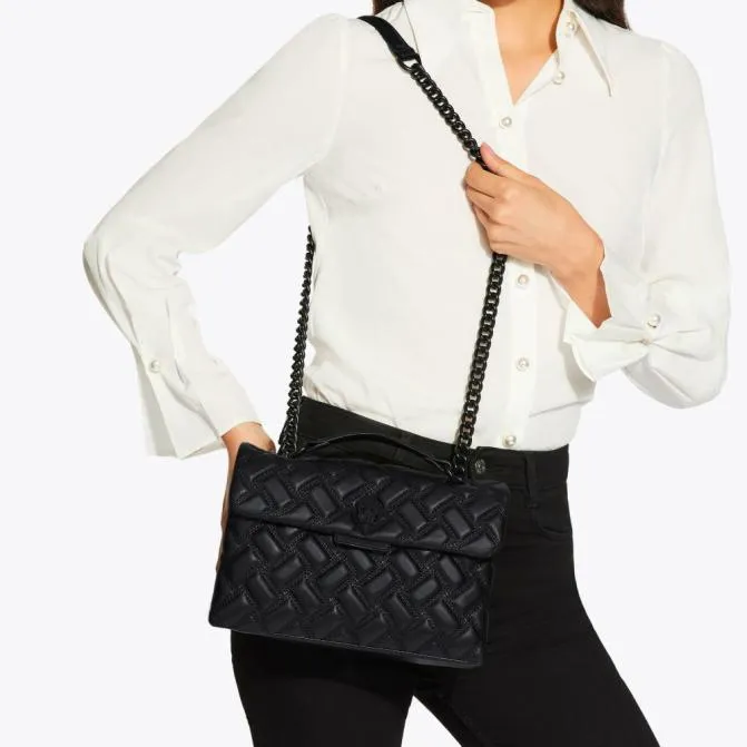 Kurt Geiger Crossbody Bags Kensington Drench Bag Black 8211 Women