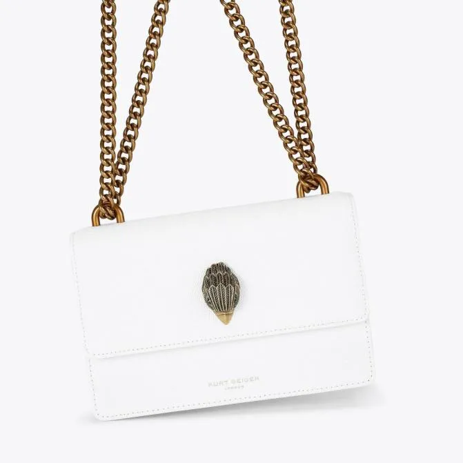 Kurt Geiger Crossbody Bags Small Shoreditch Cross Body Bag White 8211 Women
