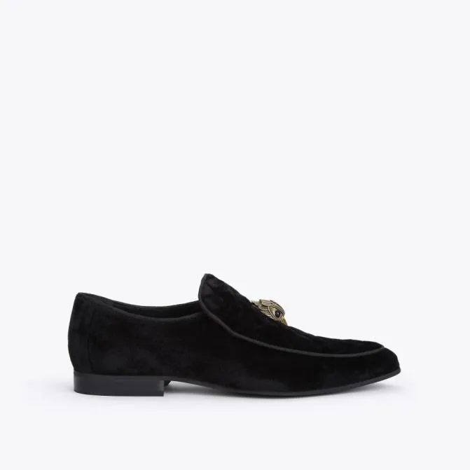 Kurt Geiger Dress Shoes Hugh Eagle Head Loafer Black 8211 Men