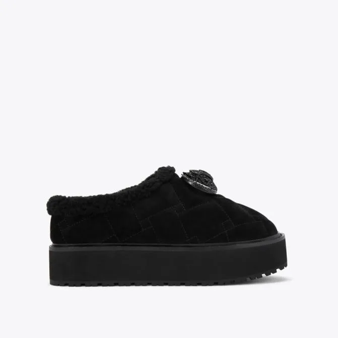 Kurt Geiger Flats Chelsea Flatform Slipper Black 8211 Women