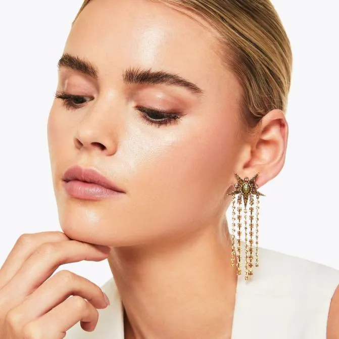 Kurt Geiger Jewelry Large Star Earrings Gold 8211 Women