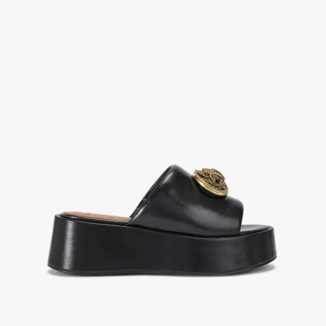 Kurt Geiger Sandals Chelsea Flatform Mule Sandal Black 8211 Women